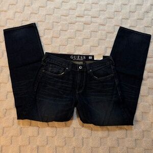 Guess Men's Rebel Straight Leg Jeans, 32 x 30, Dark Wash NWT